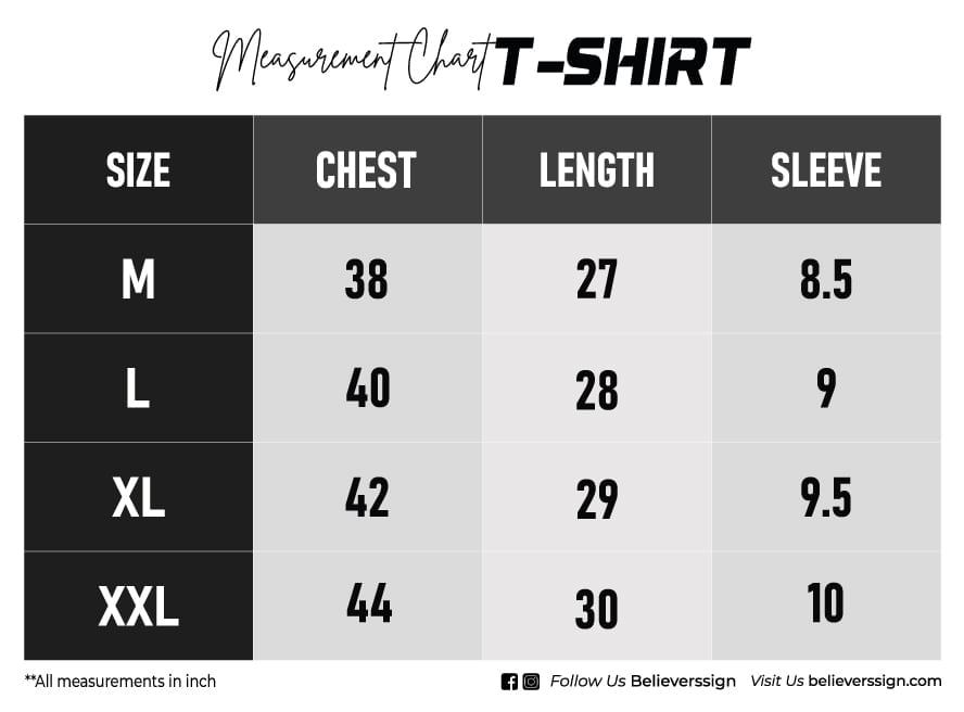 Size chart for CHINA RIB FABRIC PREMIUM POLO-DEEP MEROON,DEEP PEST,LIGHT ASH